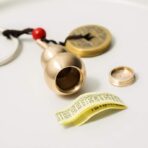 Feng Shui Coins with Brass Calabash - Image 3