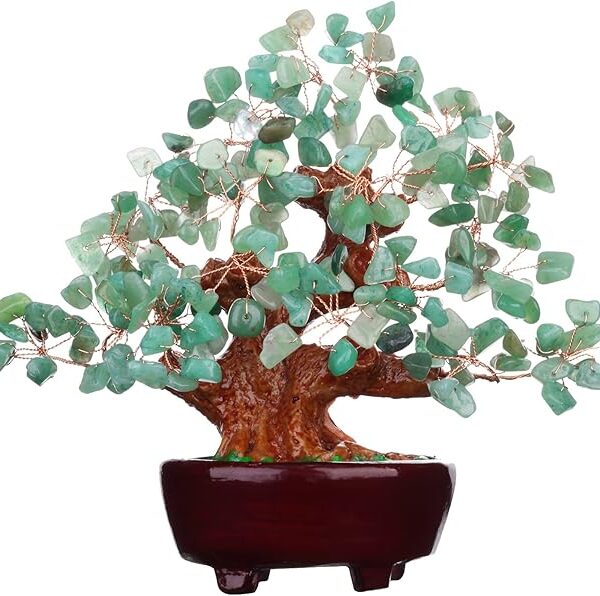 Green aventurine money tree